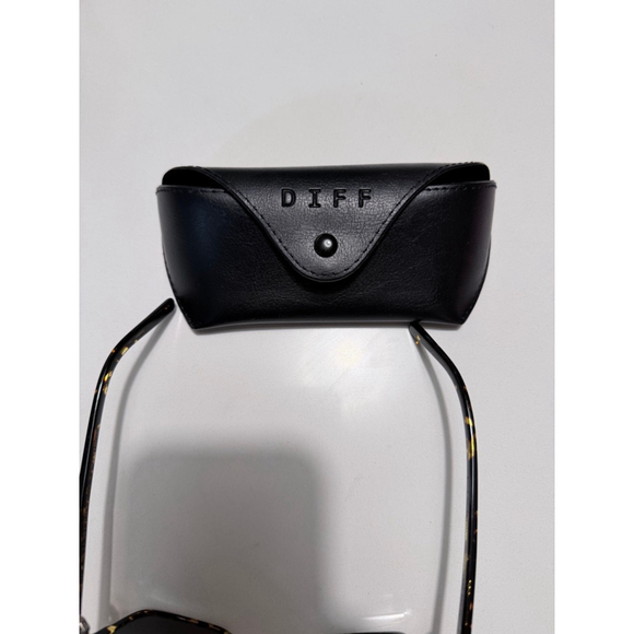 DIFF Billie Polarized Tortoise Sunglasses One Size Brown Black - Picture 10 of 11